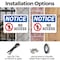 Signmission No Access OSHA Notice Sign, Plastic, 14in W x 10in L, 2PK OS-2PACK-NS-P-1014-L-14342 - alternate 6